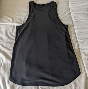 Black racerback tank top